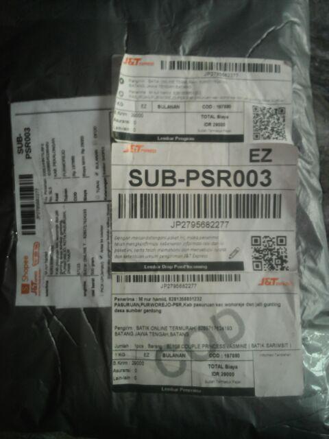 Bl108 Couple Princess Jasmine | Batik Sarimbit | Batik Termurah Pekalongan