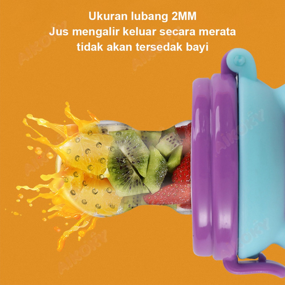 AIKOKY Dot buah bayi /empeng buah untuk bayi 6 bulan