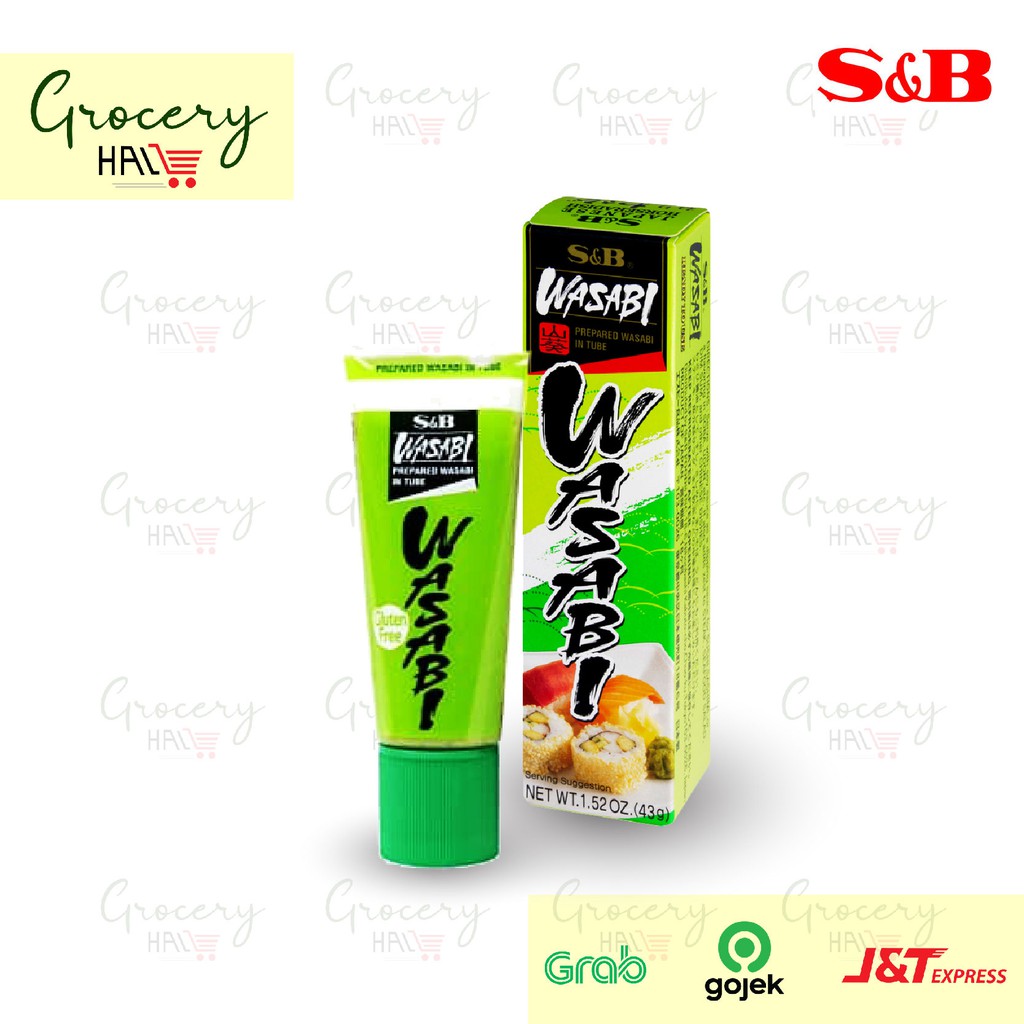 

S&B WASABI PASTE - PASTA WASABI 43 GRAM ( PASTA WASABI TUBE )