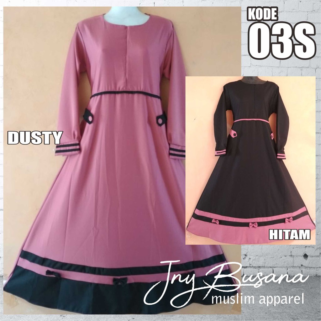 Baju Muslim Balotelli / Gamis / Dress / Party Dress / Long Dress / Gamis Syar'i / Kode 03S