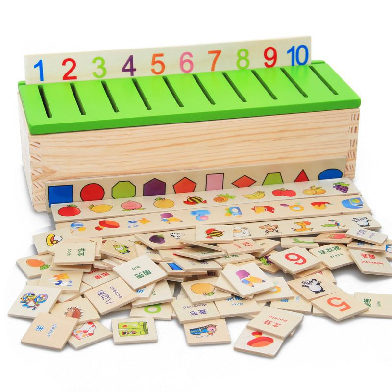 MAINAN EDUKASI MONTESSORI KOTAK KATEGORI / CLASSIFICATION BOX