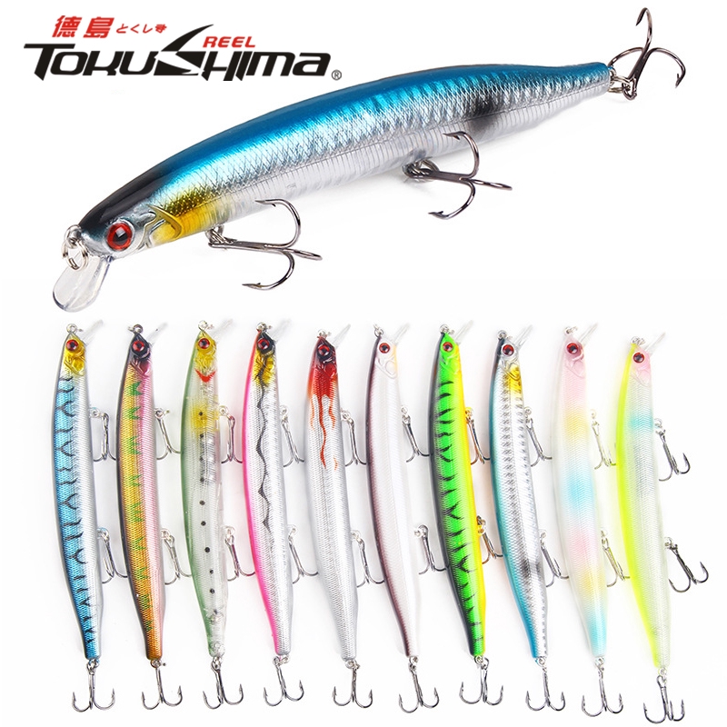 Alat Pancing Murah CrankBait Heavy Sinking Minnow Umpan Ikan Kail Pancing Umpan Pancing Umpan Mancing 1PCS 19g/13.5cm CrankSet Plastic Bait relix nusantara Umpan Pancing Buatan Alat Pancing Umpan Mancing