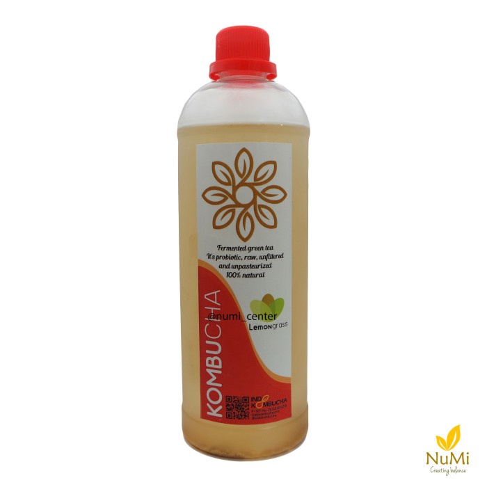 

tradisional-minuman- kombucha lemongrass 1l - indokombucha | teh fermentasi probiotik -minuman-