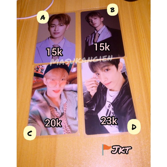 PC TC Pola Official Mingyu DK SVT Seventeen Gomagz White Black Cargen SG 19 Oty Ode to you