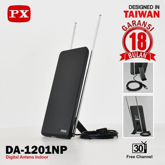 PX Antena TV Digital Indoor DA-1201NP Garansi 18 Bulan