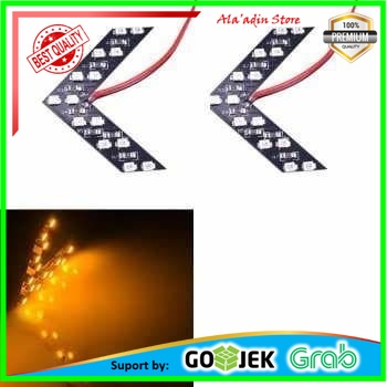 Cuci Gudang Lampu LED 14 SMD Sein Kaca Samping Mobil 2 PCS