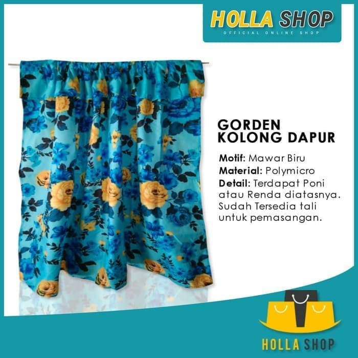 Tirai Dapur Hordeng Dapur Gorden Dapur Karakter Motif