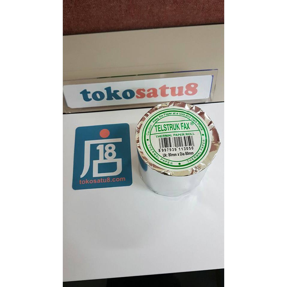 

KERTAS STRUK THERMAL Uk. 80mm x 80mm MERK TELSTRUK UNTUK EPSON TM T82