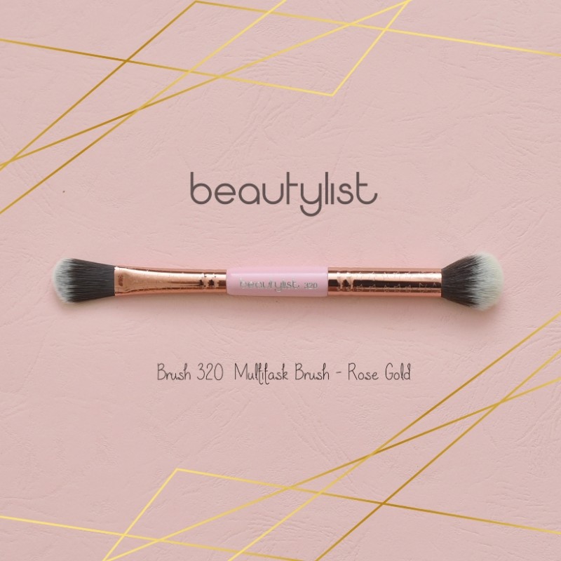 

BEAUTYLIST #320 Multitask Brush Duo - Rose Gold