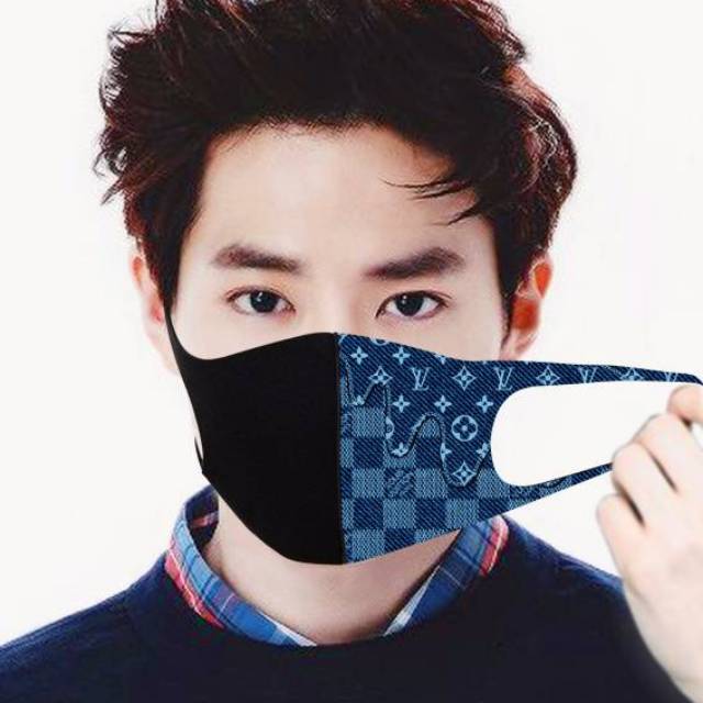 Masker scuba motif