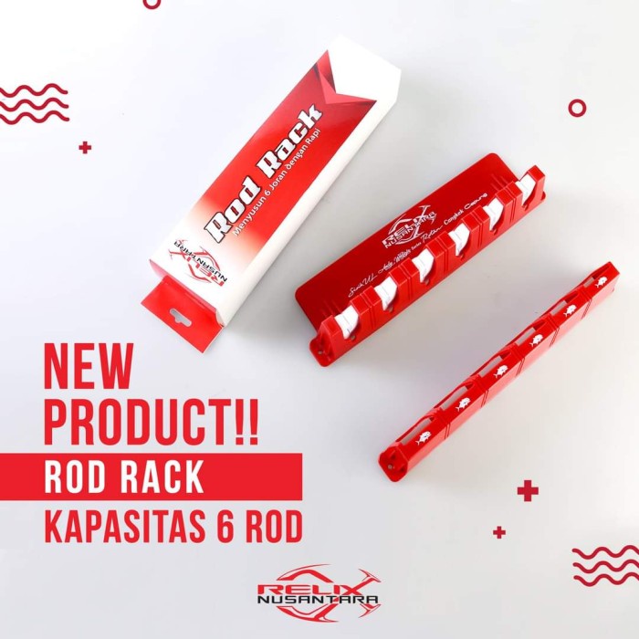Joran Pancing Relix Nusantara Rod Rack - Tempat Rak best quality