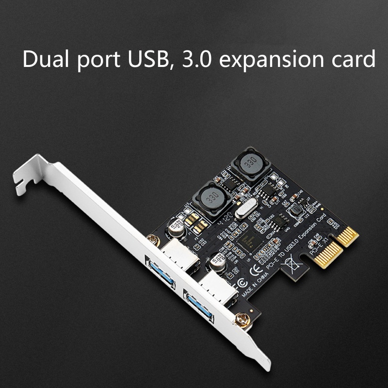 Btsg PCI-E Ke USB 3.0 2-Port Kartu Ekspanding Internal USB3.0 Hub Converter Untuk Windows7 (32-bit/64-bit)8/8.1/10 XP