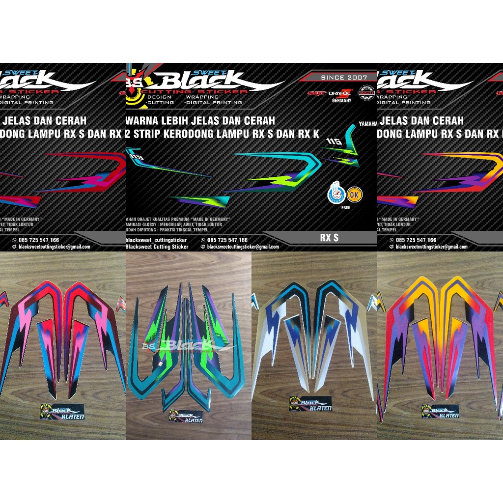 STRIPING RX SPECIAL SPESIAL 1997  STANDAR DAN CUSTOM