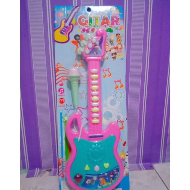 mainan gitar piano_mainan gitar dan mic