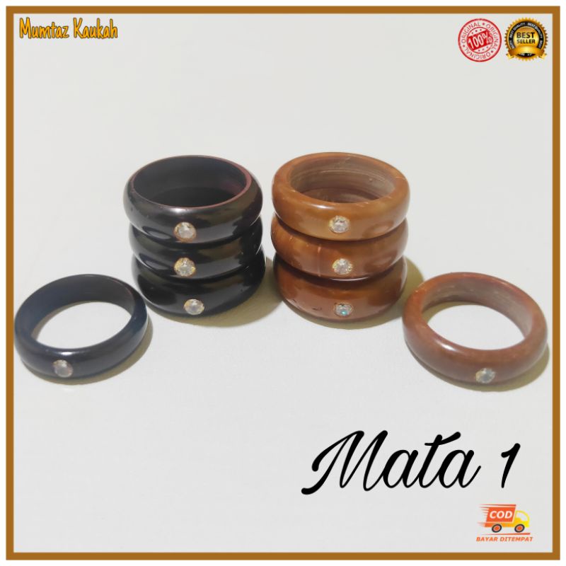 Cincin kaukah mata 1 Satu / cincin kaokah / cincin kokka / cincin kaoka / cincin kauka / cincin koka