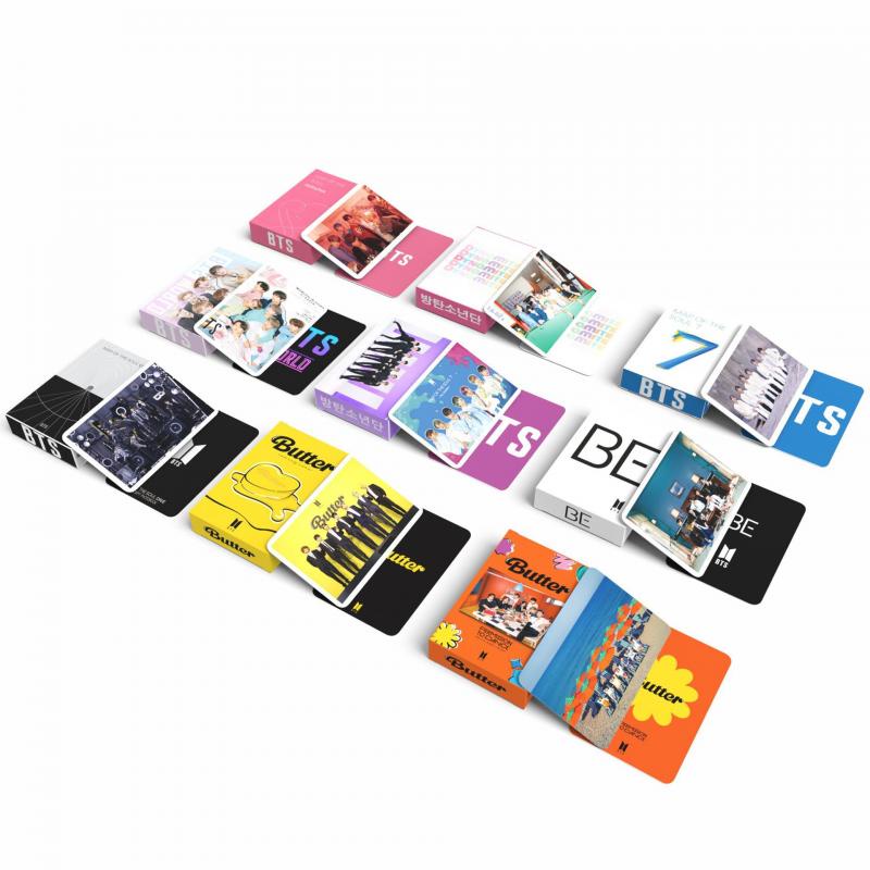 54pcs / Kotak Kartu Lomo Foto HD BTS BE Season