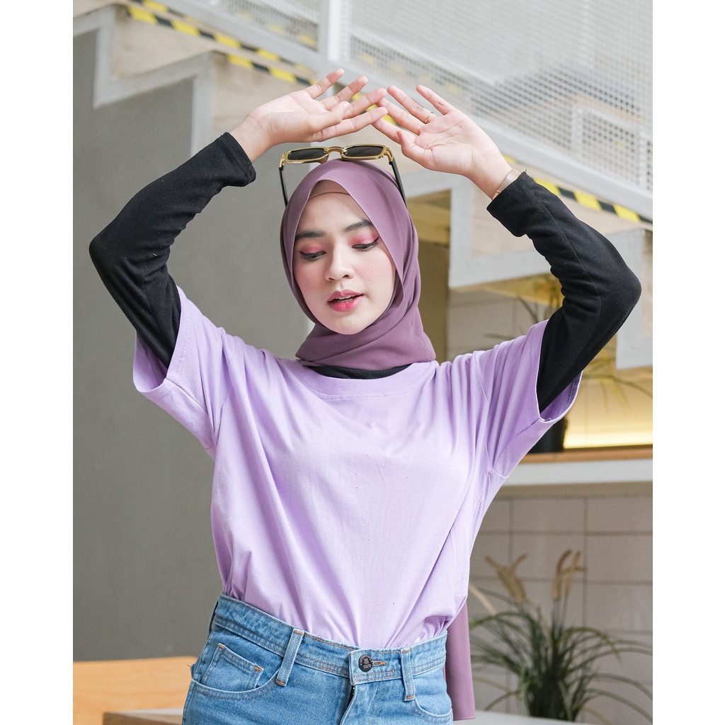 AFI - EC - Kaos Oversize Polos Lilac REAL KATUN