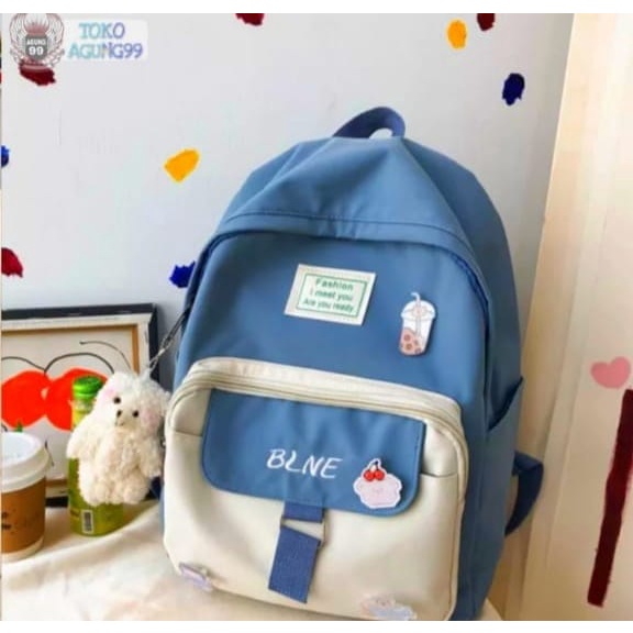 Toko agung99 - Tas Anak Perempuan BT21 Terbaru KPOP BTS Sekolah SD TK Kelas 1 2 3 4 5 6 7 / BTS ARMY