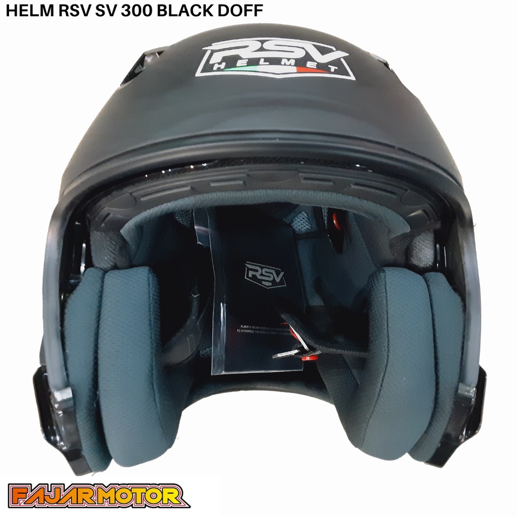 HELM RSV SV300 BLACK DOFF DOUBLE VISOR SV 300