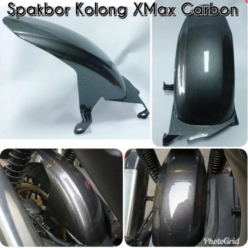 Spakbor Kolong Carbon Yamaha Xmax Original Nemo Spakbor Kolong Karbon