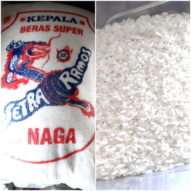 

Beras Setra Ramos Cap Naga 5kg, 10kg, 25kg