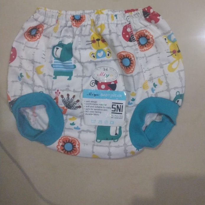 Celana Pop Kacamata Bayi Libby Polos Warna NewBorn