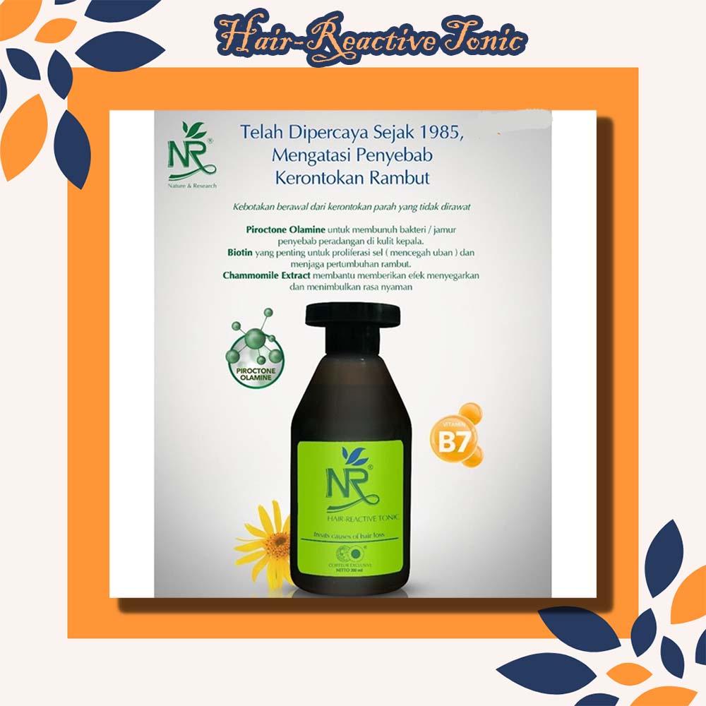 NR Hair Treatment | Hair Tonic 200ml | NR – Hair Tonic Reactive | Penumbuh Rambut