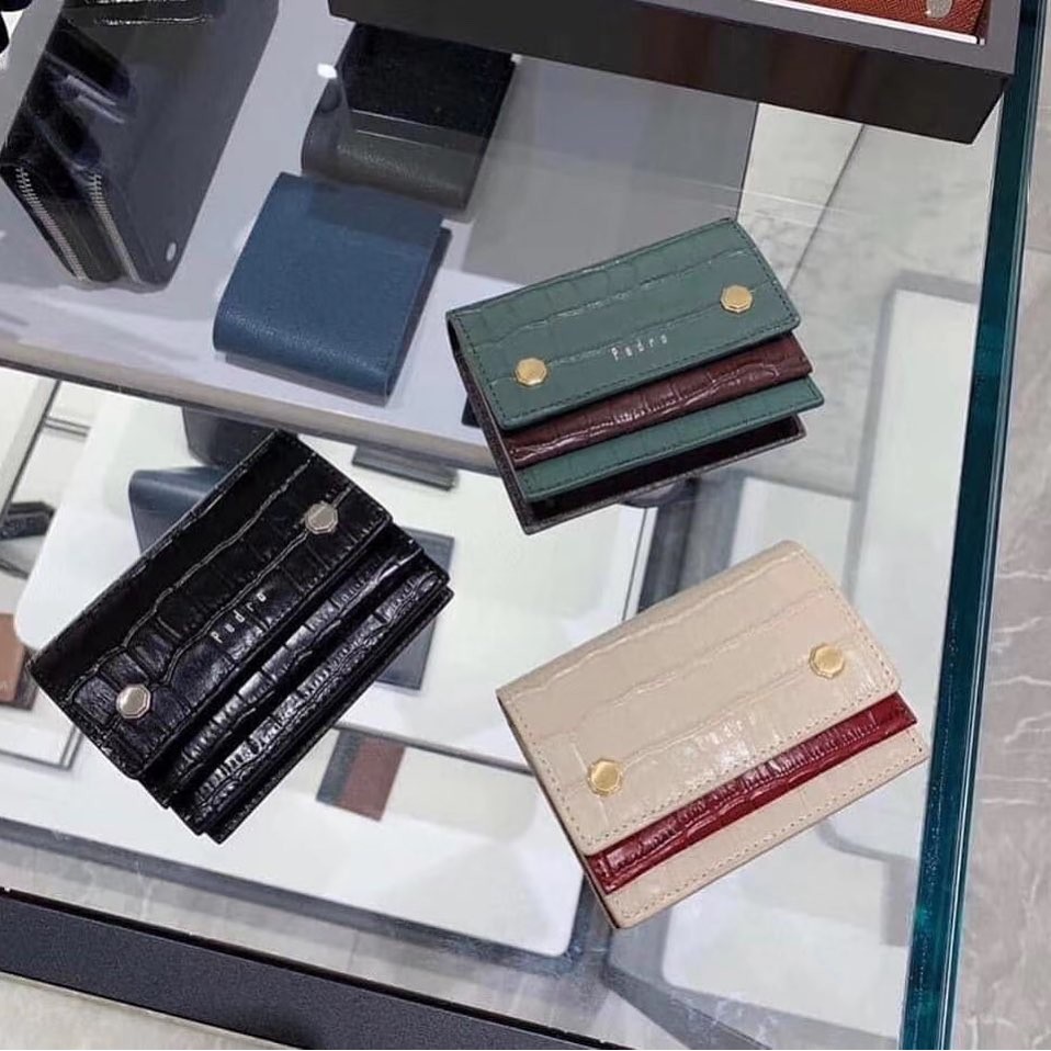 Pedro Wallet Click Structured Croco