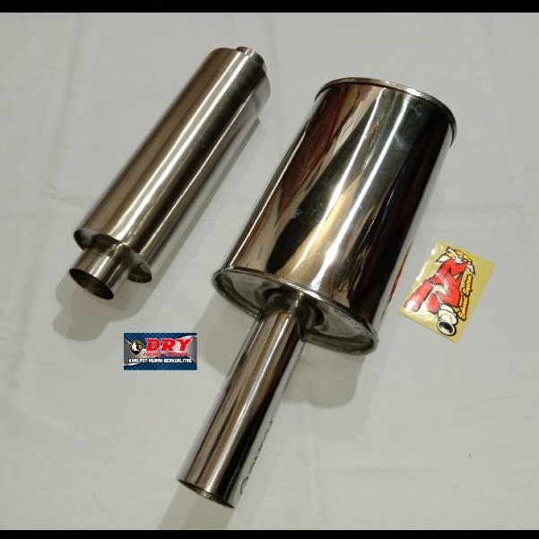 RESONATOR&KNALPOT MOBIL OMEGA FULL STENLESS BASS WOORR
