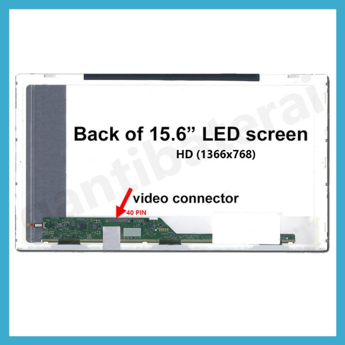 LCD LED Dell Vostro 3500 3550 3555 15.6 inch 40 pin standard