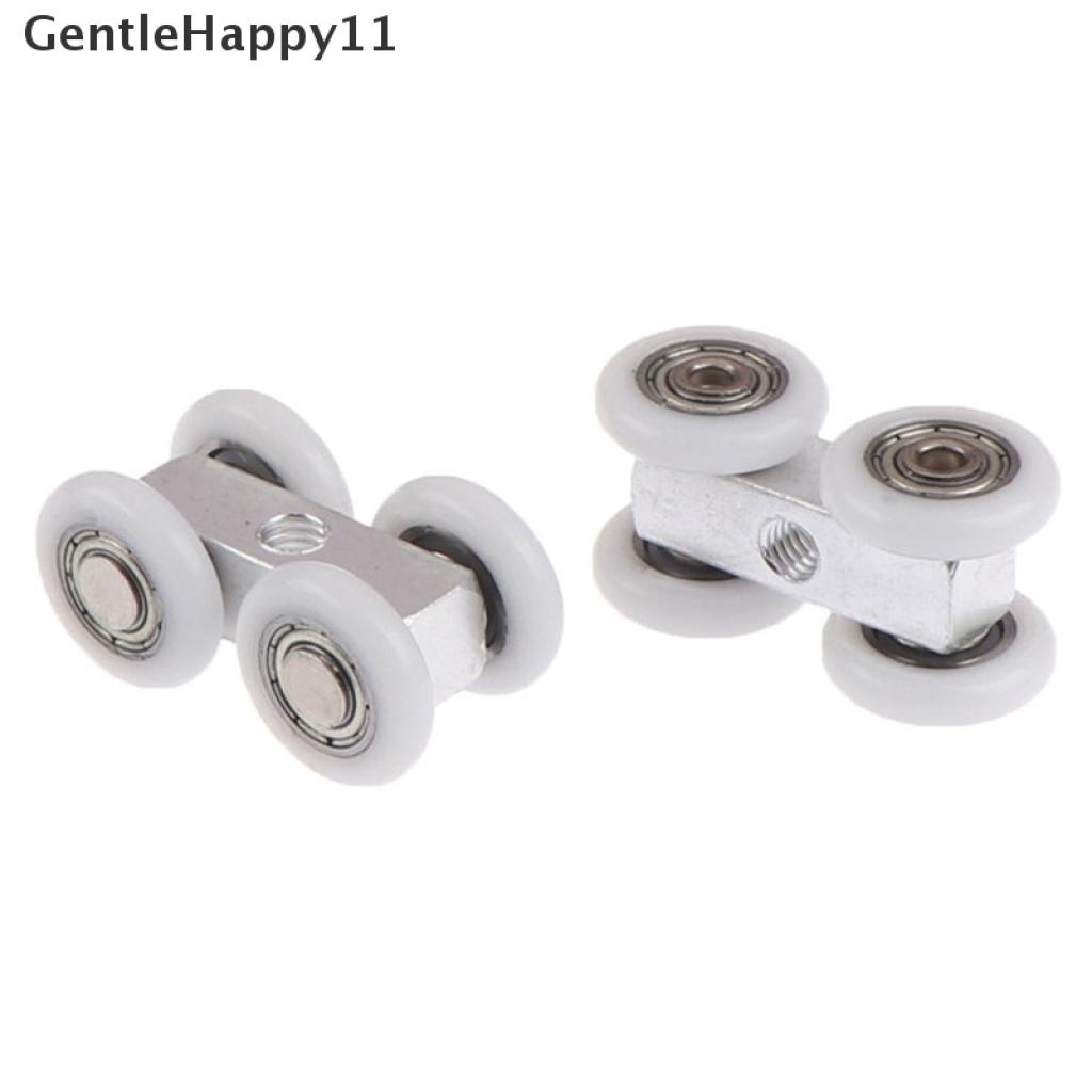 Gentlehappy Roda Pintu Geser 21MM Untuk Kamar Mandi / Lemari Pakaian