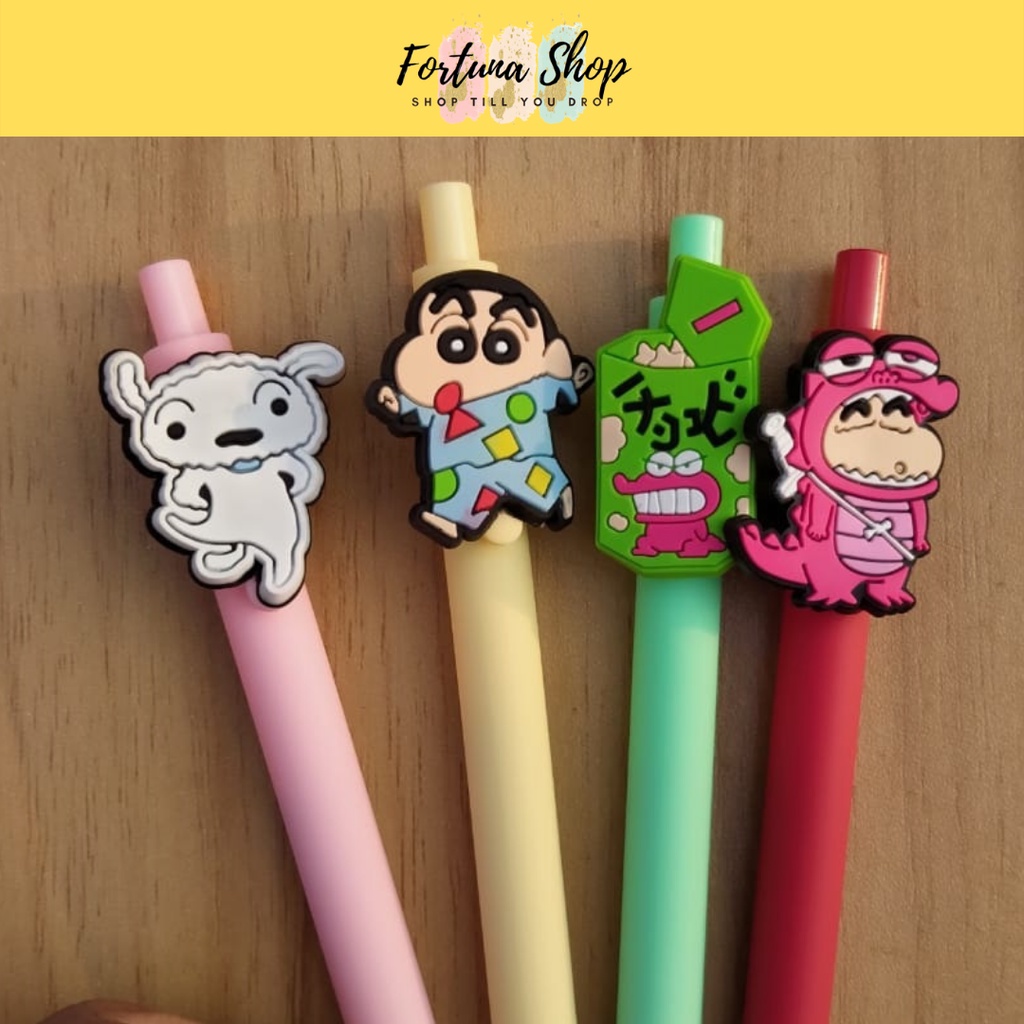 

Pulpen Mekanik Cetek Shinchan Sincan Chocobi Cocobi Pena Pen Bolpoint Pastel Navy Kado Unik COD