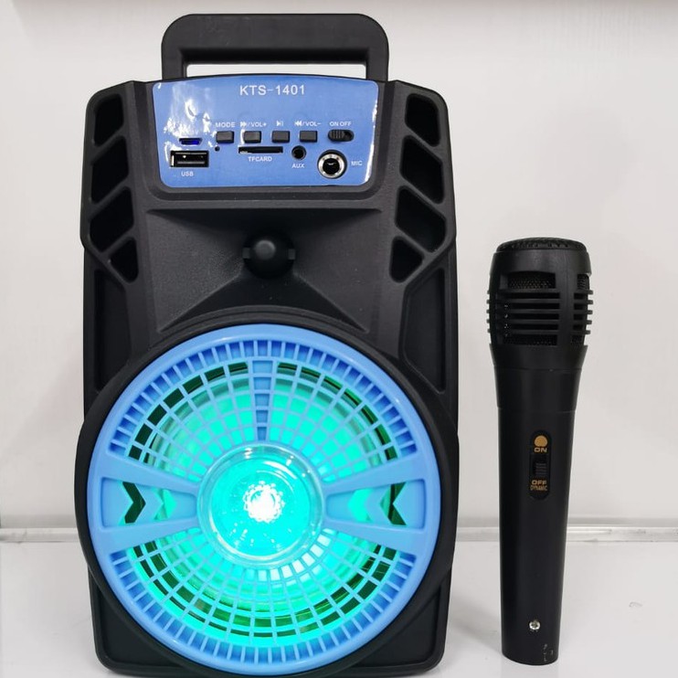 Speaker Big Bass Sound Bluetooth Free Mic Karaoke Audio Vocal