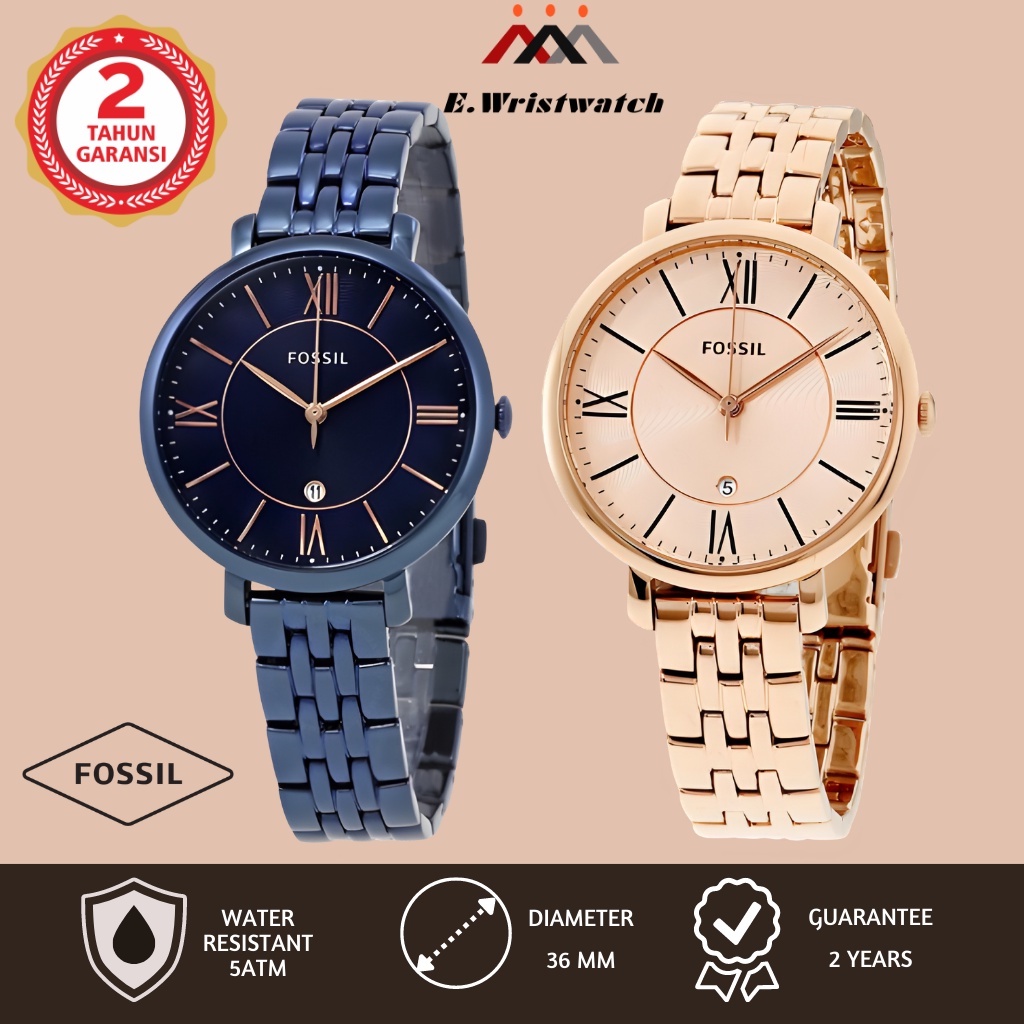 JAM TANGAN FOSSIL WANITA ES3435 ORI FOSSIL WATCH GARANSI COD