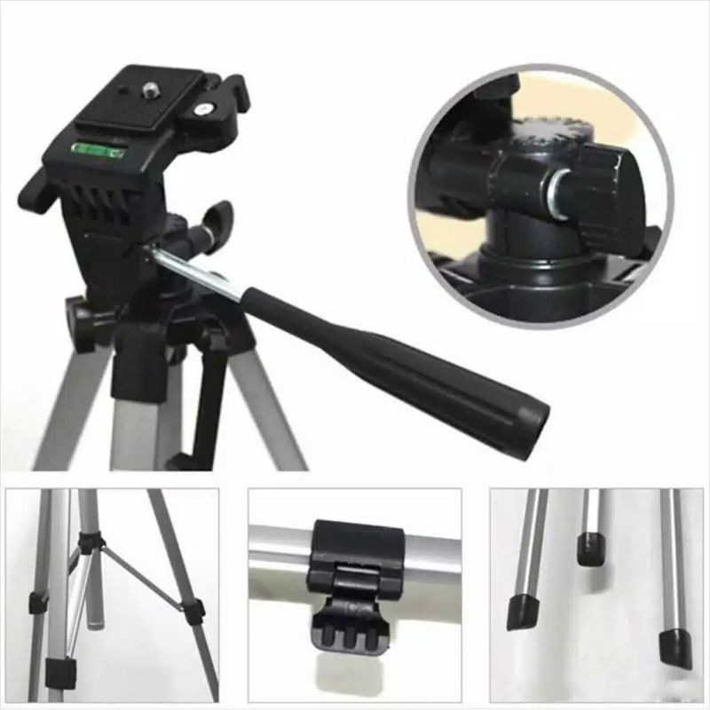 TRIPOD 1 METER HOLDER U WEIFENG WT 3110A FULL SILVER -3120A FULL