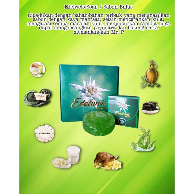 sabun edelweis
