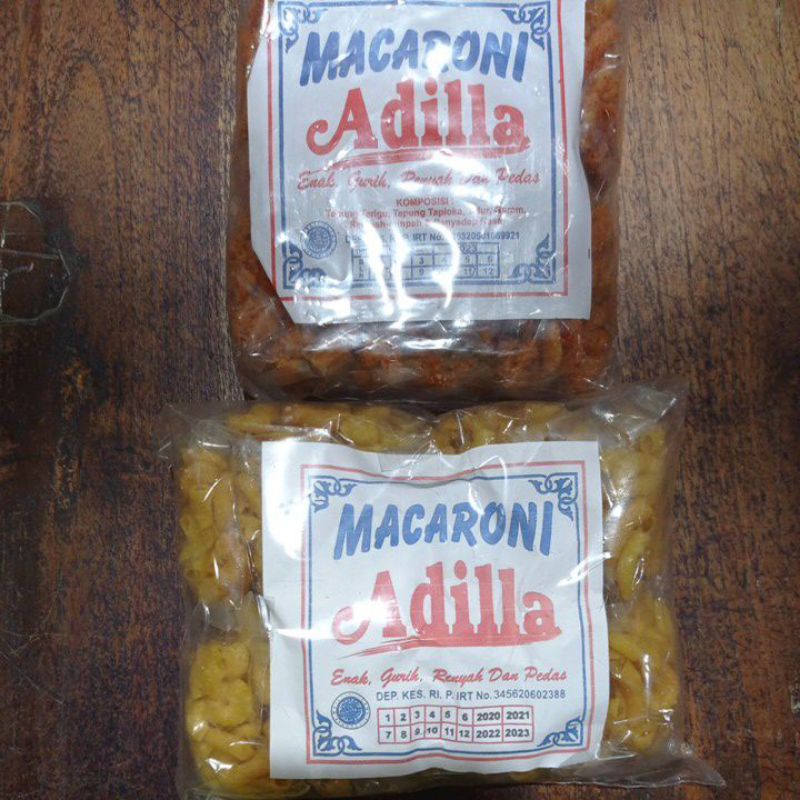 

Makaroni Adilla Terlaris isi 20