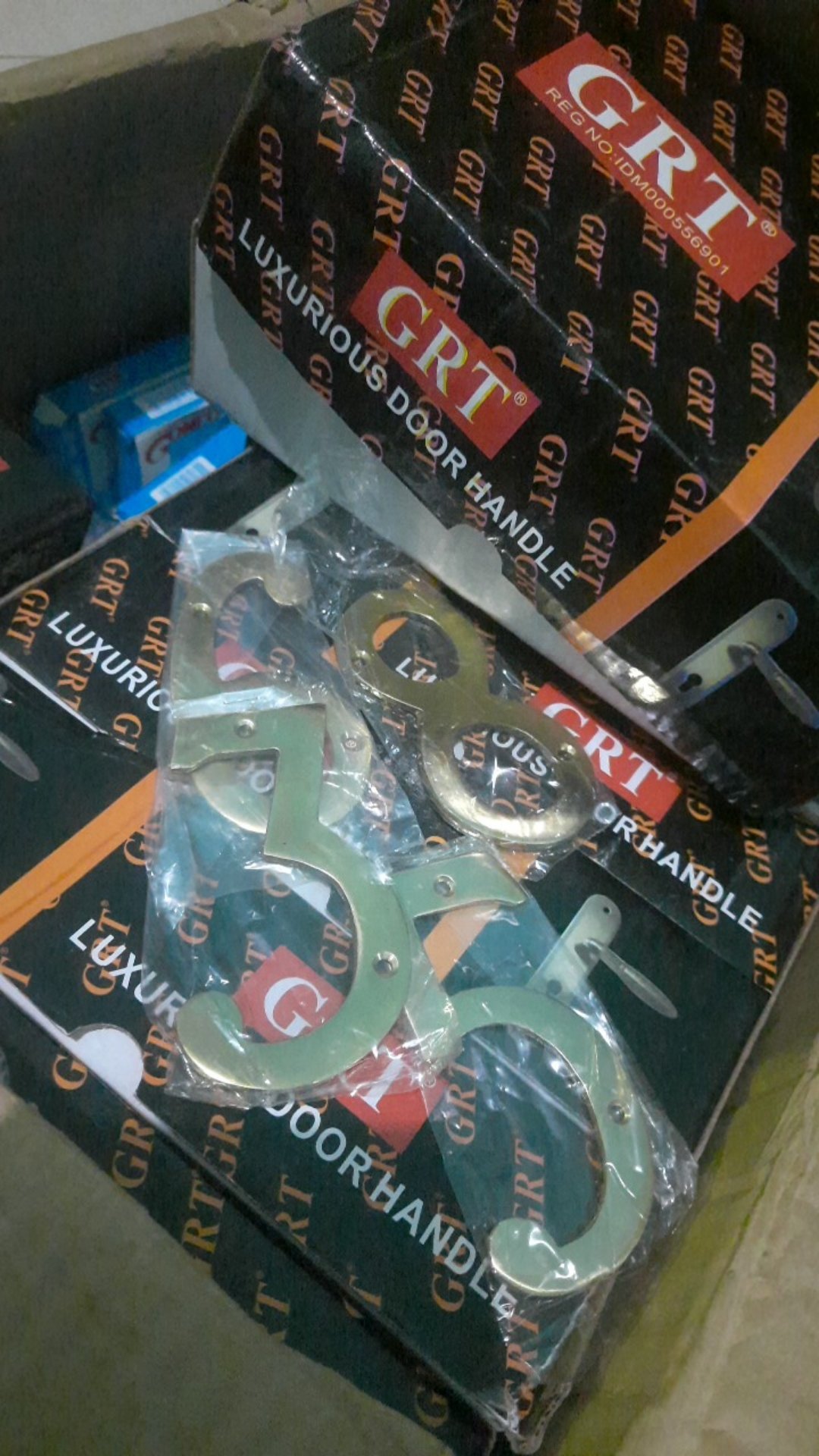 Huruf Angka Nomer Rumah Kuningan Tinggi 10 Cm Angka Nomor  4