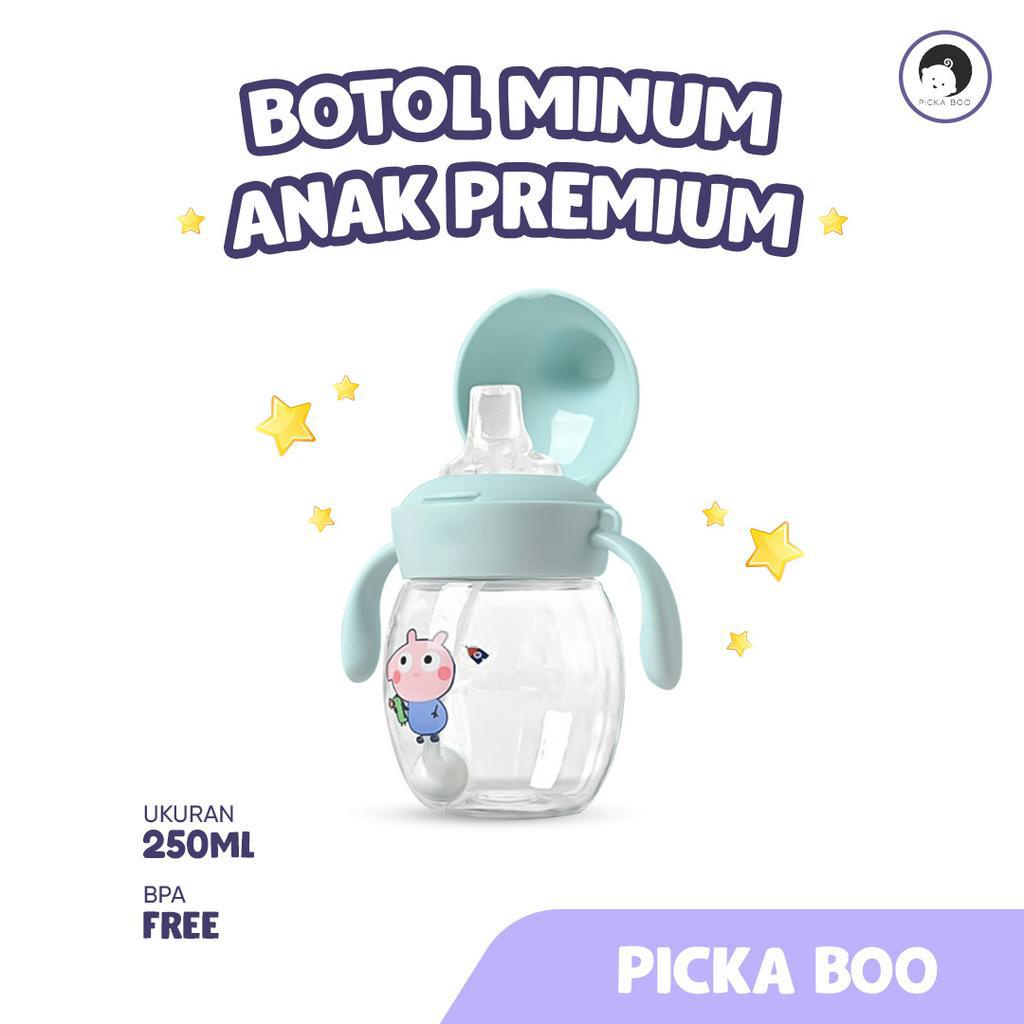 PICKA BOO Botol Minum Bayi Karakter Training Cup Baby