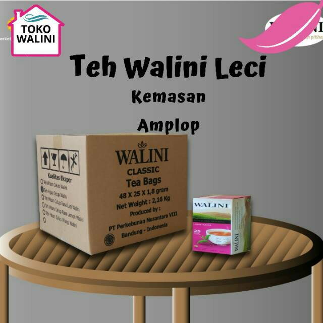 

Teh Walini Leci Amplop / Karton ( Isi 48 dus )