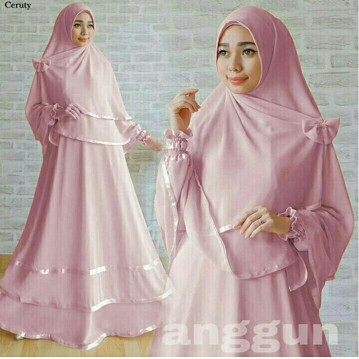 XC - ANGGUN SYAR'I / Gamis Kekinian /Gamis Lebaran / Modis Modern / BEST SELLER - G