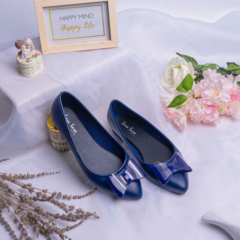 sepatu wanita sarasara flat shoes jelly jelita/sepatu jelly sara sara jelita