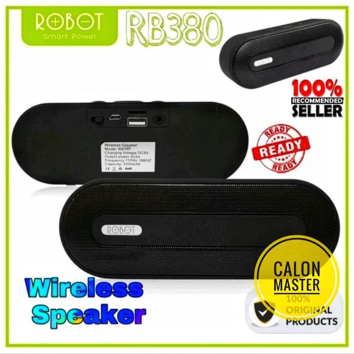 SPEAKER RB380 BLUETOOTH ORI Salon Aktif Speker Sepeker Sepiker Murah