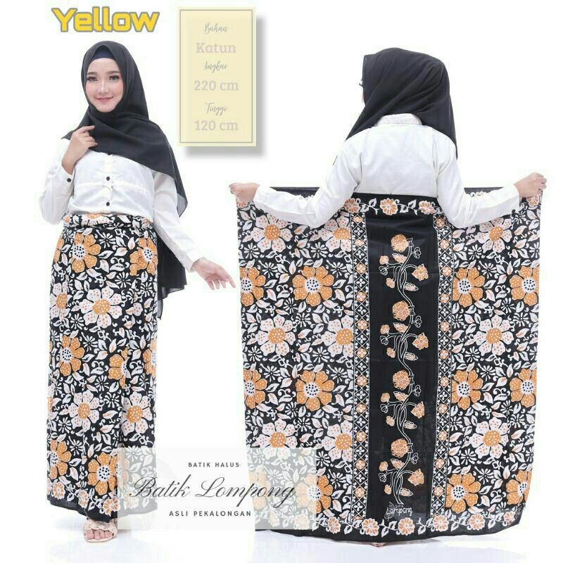 Bawahan Sarung Wanita Muslim Santriwati Batik Motif Kembang Bunga flower Sarung Batik Pekalongan