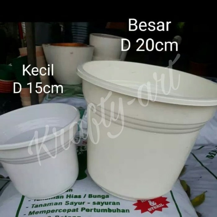 Terbaik Pot putih kecil Diskon