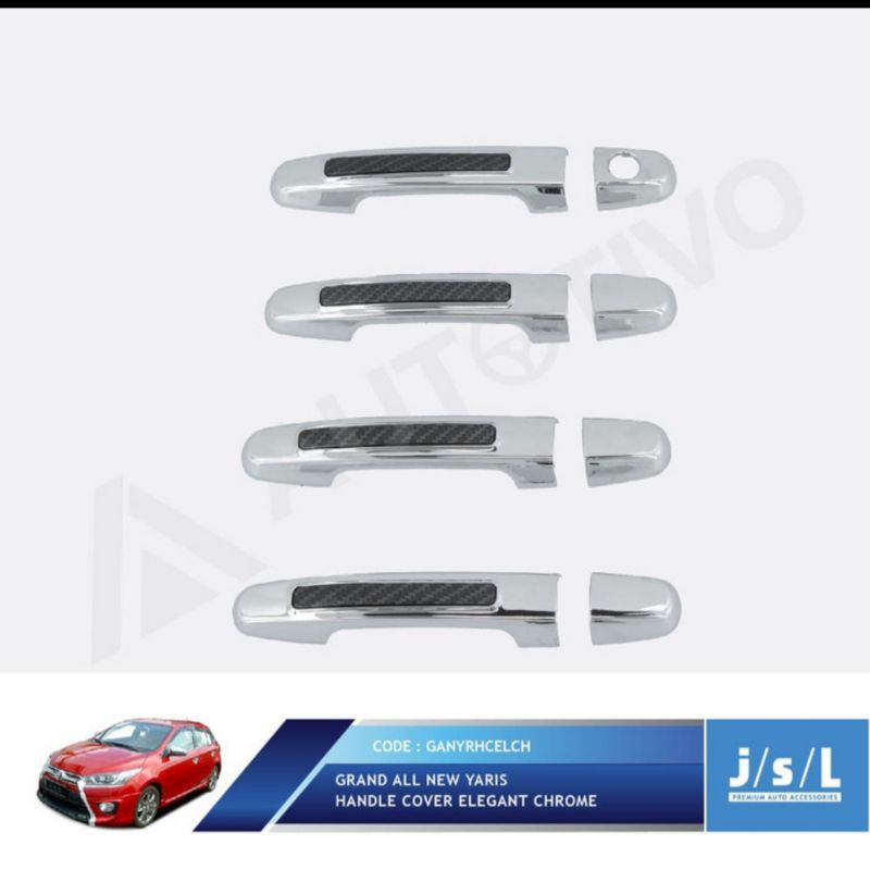 cover handle all new Yaris elegant chrome jsl