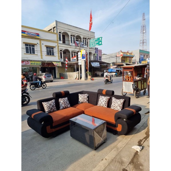 SOFA L SUDUT /SOFA FREE ONGKIR