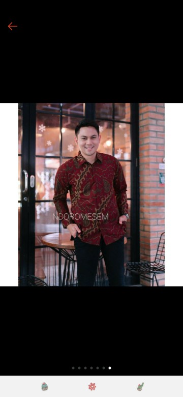 Batik Ndoromesem Lengan Panjang Gembiroloko Katun Halus Baturaden