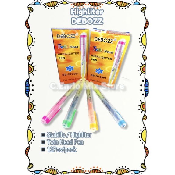 

STABILLO HIGHLIGHTER PEN DEBOSS DB-OF2001