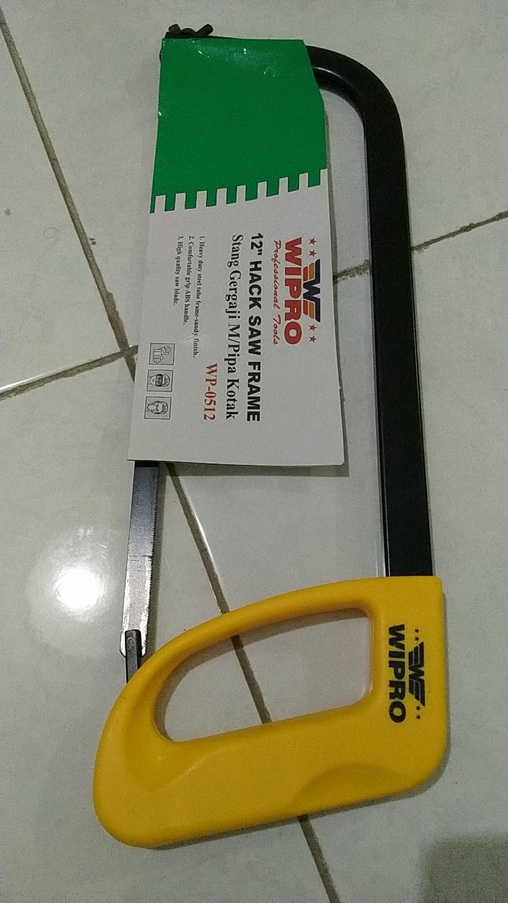 Gergaji Besi 12 Wipro/ Hacksaw Frame Wipro / Gagang Gergaji Besi 12